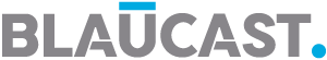 Blaucast Media Logo
